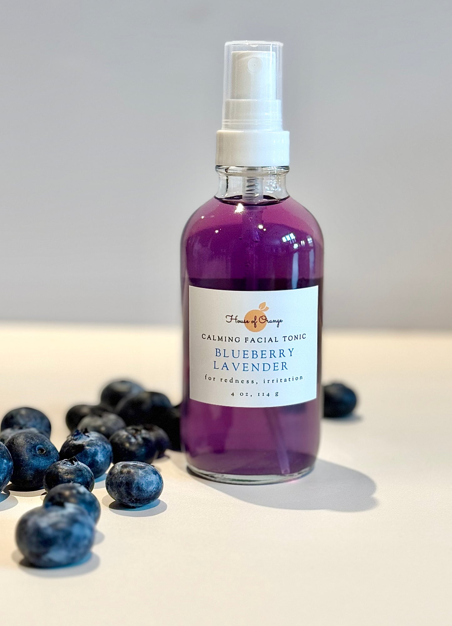 Blueberry Lavender Calming Facial Tonic (redness, sensitivity, irritation)