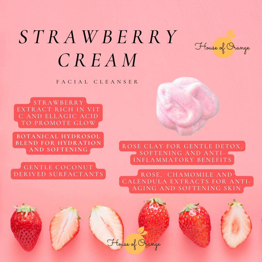 Strawberry Cream Facial Cleanser